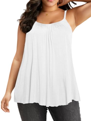 Plus Size Women's Flowy Camisole Tank Top
