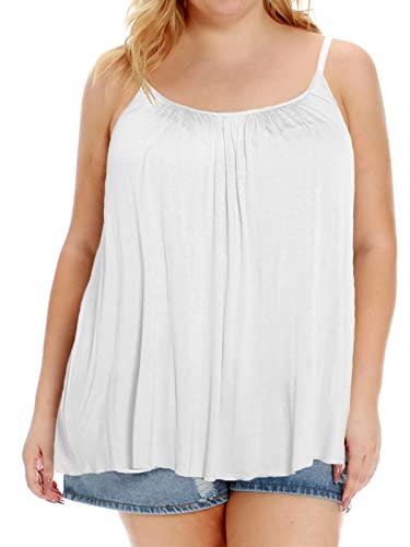 Plus Size Women's Flowy Camisole Tank Top