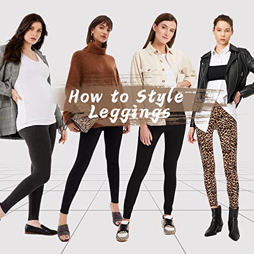 Women's High Waisted Leggings with Tummy Control