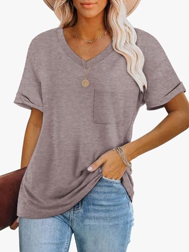 ATHMILE Women's Short Sleeve Casual T-Shirts