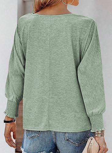 Dokotoo Women's Trendy Long Sleeve Fall Tops