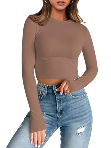 Trendy Long Sleeve Crop Tops for Women