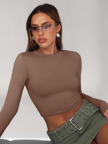 Trendy Long Sleeve Crop Tops for Women