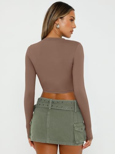Trendy Long Sleeve Crop Tops for Women