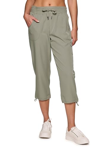 RBX Active Women's Cargo Capri in Smoke Sage