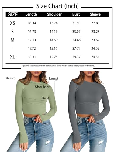 Trendy Long Sleeve Crop Tops for Women