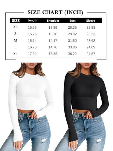 Trendy Long Sleeve Crop Tops for Women