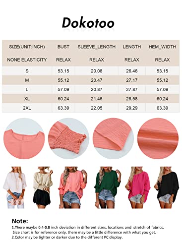 Plus Size Women’s Boho Puff Sleeve Tops