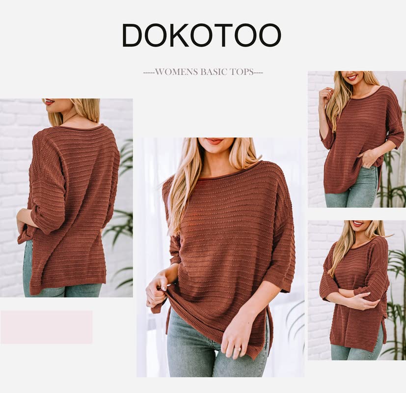 Dokotoo Women's Fall Summer Tunic Tops Collection