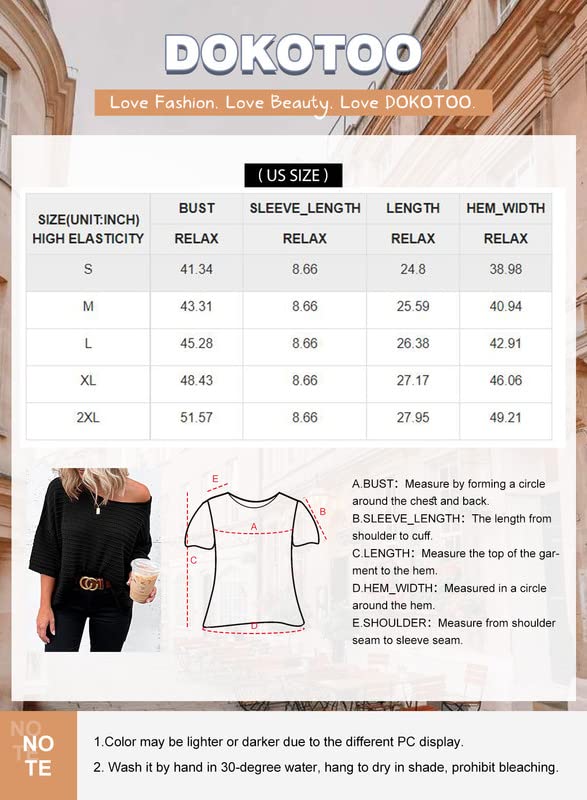Dokotoo Women's Fall Summer Tunic Tops Collection