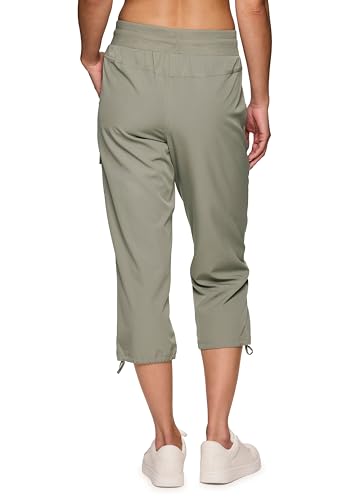 RBX Active Women's Cargo Capri in Smoke Sage