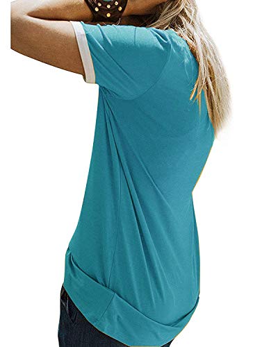 YEXIPO Women's Funny Graphic Short Sleeve Tees
