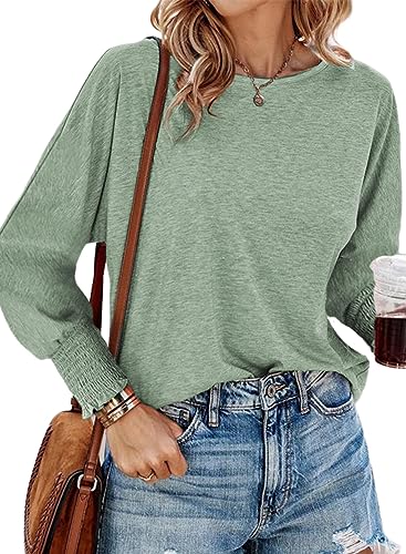 Dokotoo Women's Trendy Long Sleeve Fall Tops