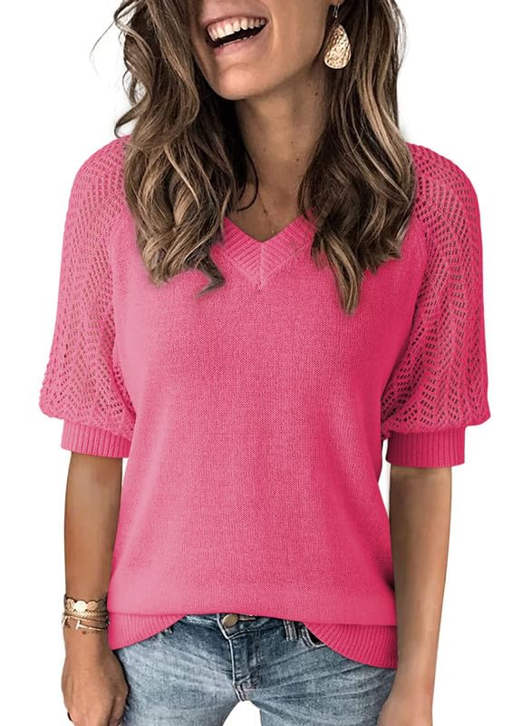 Dokotoo Women's Spring Summer Tops and Tees 2024
