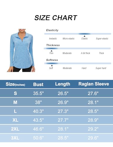 LURANEE Women's Loose Fit Long Sleeve Athletic Top