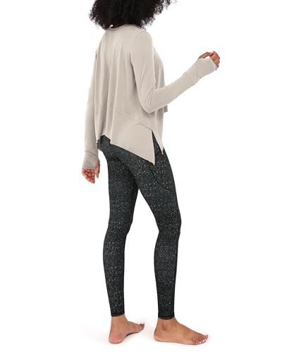 Women's Workout Long Sleeve Tee with Thumb Hole
