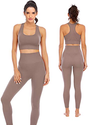 NOVA ACTIVE 2-Piece High Waist Leggings Sports Bra