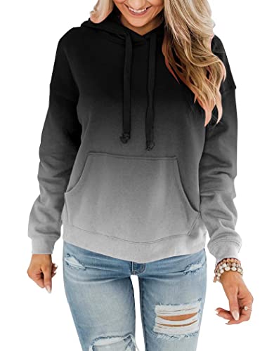 BeadChica Women's Gradient Hoodie with Pocket - XXL
