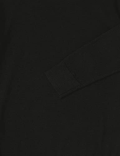 Women's Lightweight Crewneck Sweater, Plus Size, Black