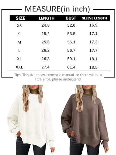 2024 Trendy Crewneck Batwing Women's Sweaters