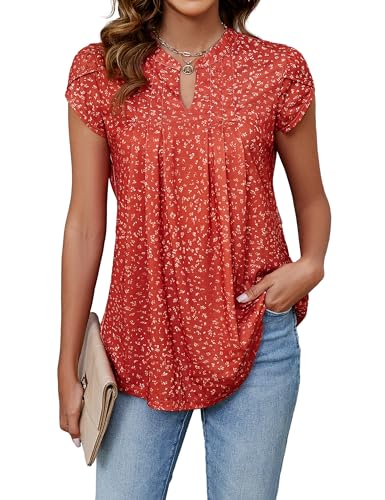 Blooming Jelly Plus Size Floral Tunic Blouse
