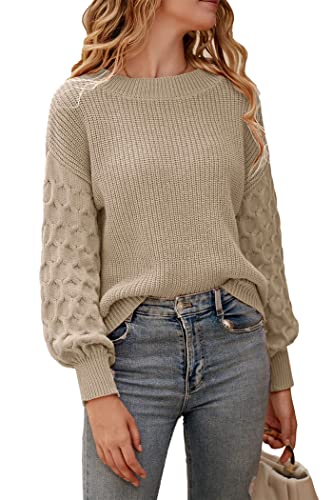 PRETTYGARDEN Women's Winter Pullover Sweater, Long Sleeve Top