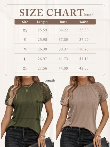 Navy Lace Short Sleeve Women's Fashion Tee Shirts