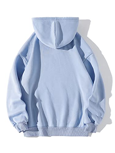 California Chic Hoodie with Los Angeles Graphics Blue