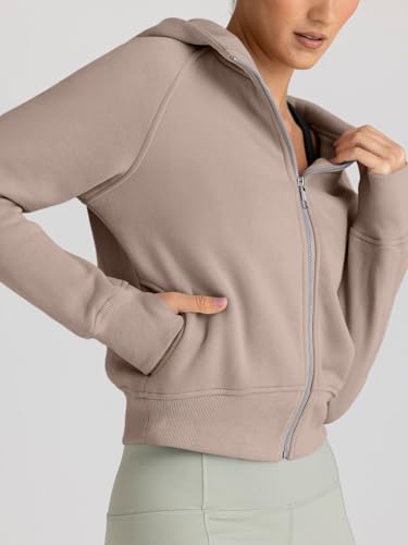 Y2K Cropped Zip Up Hoodies - Women's Fall Fashion