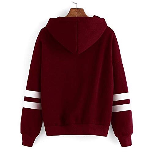 Aganmi Fashion Friend Graphic Hoodie in Wine Red