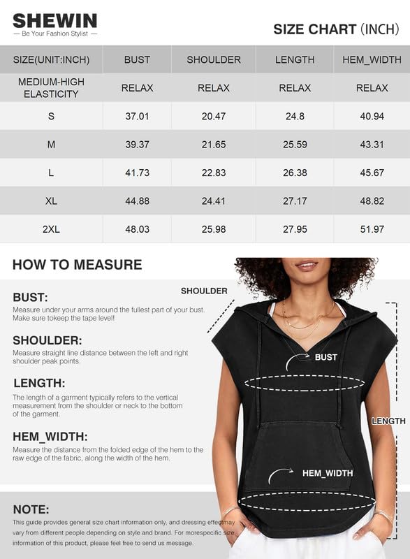 SHEWIN White Drawstring Hoodie Pullover - Fashion Womens