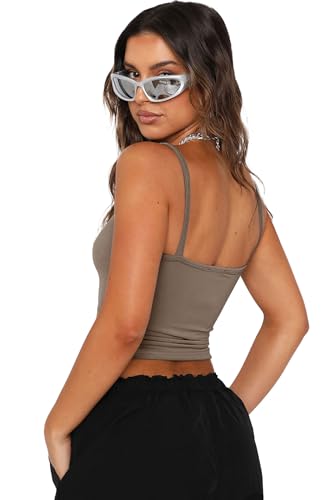 WIHOLL Women Spaghetti Strap Tank Tops 3 Pack