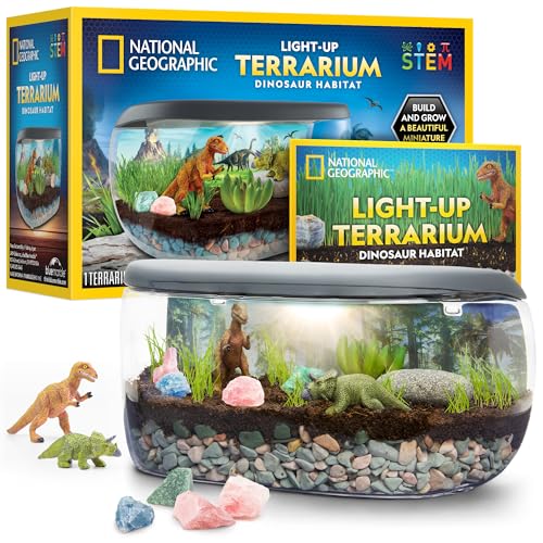 NAT GEO Light Up Dinosaur Terrarium Science Kit