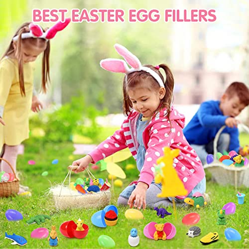 100 Pack Animal Pencil Erasers 3D Desk Pets