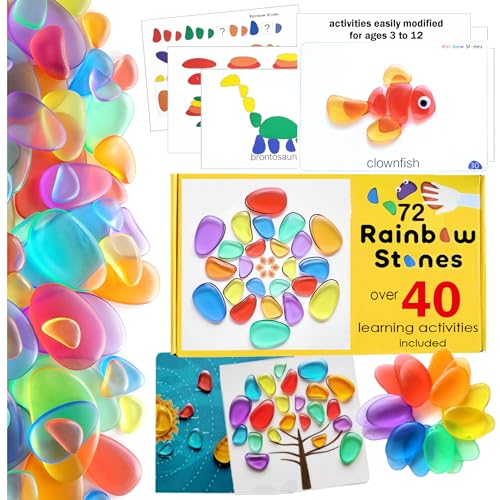 Rainbow Stones Set: 72 Activities for Kids 5-7