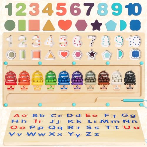 4-in-1 Montessori Learning Toy Set for 3-Year-Olds