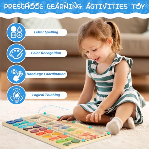 4-in-1 Montessori Learning Toy Set for 3-Year-Olds