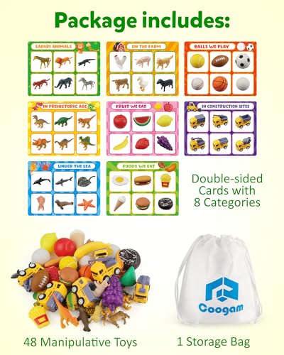 Coogam Sorting Toy for Toddlers, Montessori Educational Game