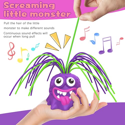 4PCS Screaming Monster Fidget Toys for Kids & Teens