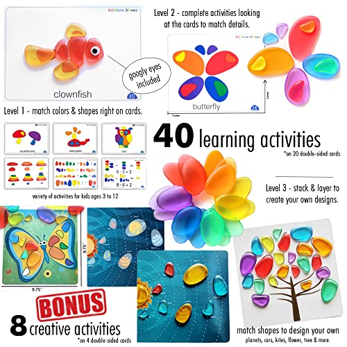 Rainbow Stones Set: 72 Activities for Kids 5-7