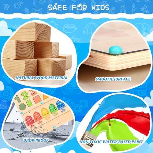4-in-1 Montessori Learning Toy Set for 3-Year-Olds