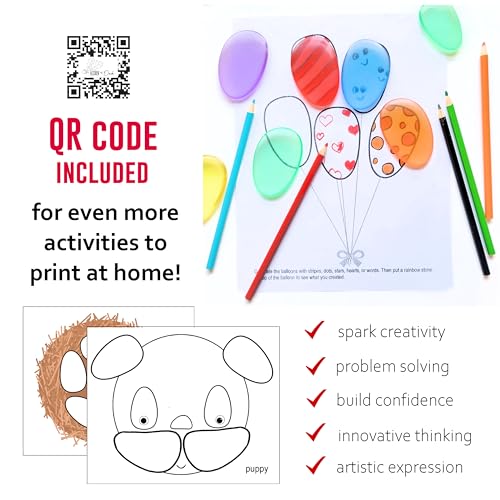 Rainbow Stones Set: 72 Activities for Kids 5-7