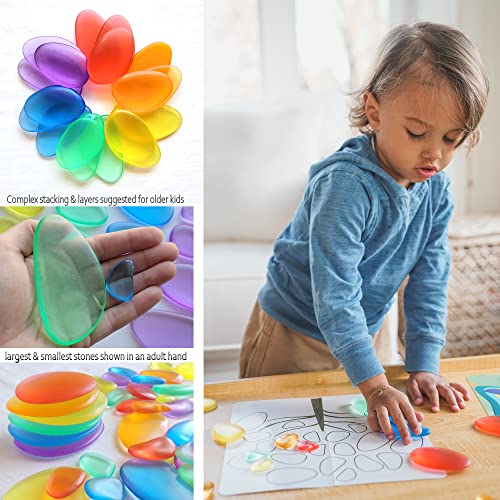 Rainbow Stones Set: 72 Activities for Kids 5-7
