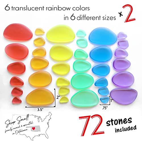 Rainbow Stones Set: 72 Activities for Kids 5-7
