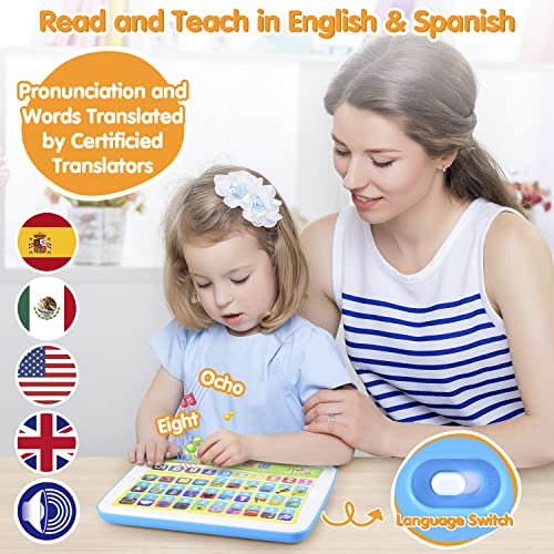 Interactive Bilingual Learning Tablet for Toddlers & Kids
