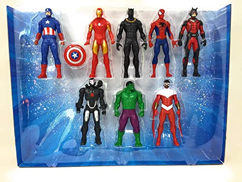 Marvel Avengers Action Figures Set - 8 Characters!