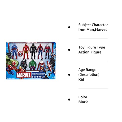 Marvel Avengers Action Figures Set - 8 Characters!