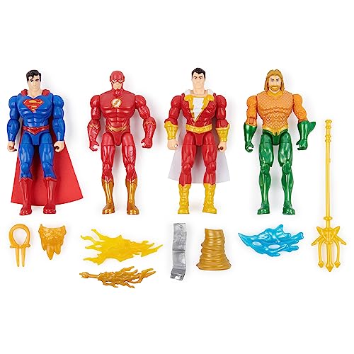 4-Pack DC Comics Superhero Action Figures for Kids