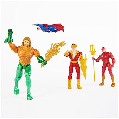 4-Pack DC Comics Superhero Action Figures for Kids