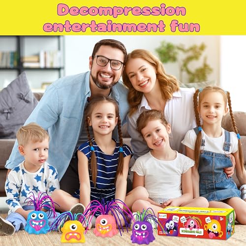 4PCS Screaming Monster Fidget Toys for Kids & Teens